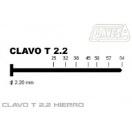 Clavo Clavad.neum Modelo T 64mm Dor Ct2264 Clavesa-atk 1.000