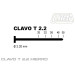Clavo Clavad.neum Modelo T 50mm Dor Ct2250 Clavesa-atk 1.000
