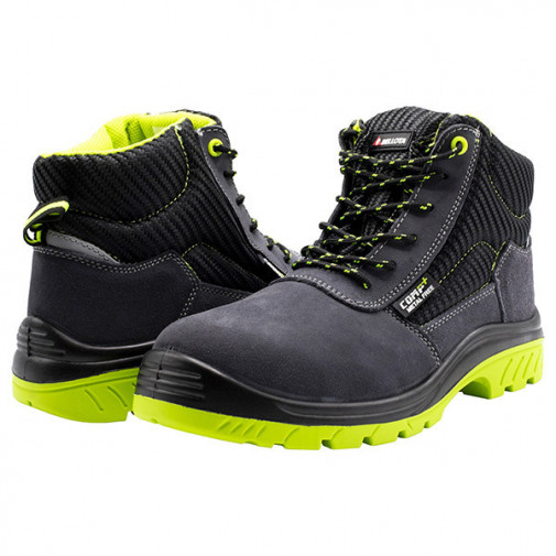 Bota Piel Serraje +comp S1p Gris 38