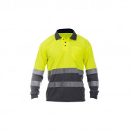 Polo Av M/larga Amarillo/azul L