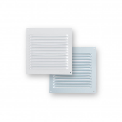Rejilla Vent 150x150mm Sin Borde Fepre Alu Bl Espesor 0,6mm