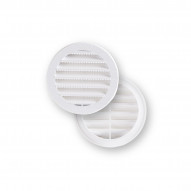 Rejilla Vent 94mm Emp Fepre Abs Bl Con Mosquitera Espesor 2,