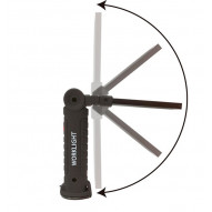 Linterna Led Plegab Rota 360º Recarg Usb -