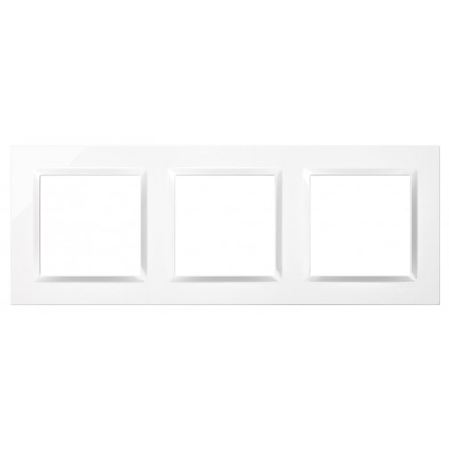 Marco Elec 3 Elementos Emp. Bl Serie 10 Simon