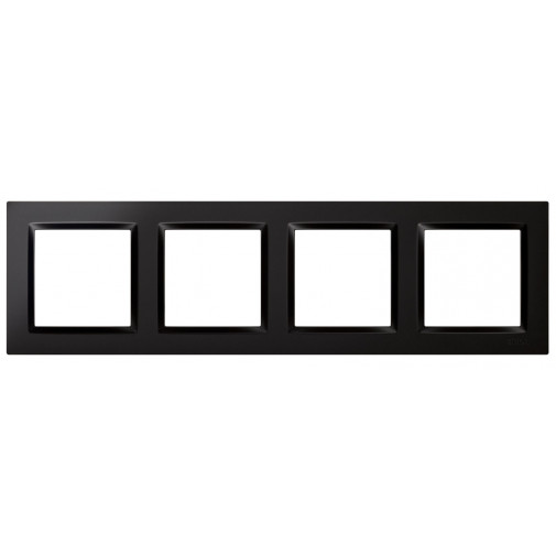 Marco Elec 4 Elementos Emp. Ne Serie 10 Simon