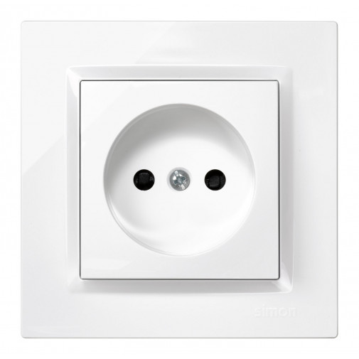 Base Enchufe Elec Bipolar Empotrar Bl Serie 10 Simon