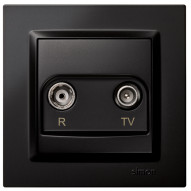 Base Antena 2 Tomas Empotrar Intermedia Ne Serie 10 Simon