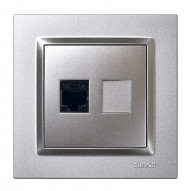 Base Ethernet Rj45 Empotrar Alum Serie 10 Simon