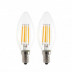 Bombilla Ilumin Vela Led Filamento Garza E14 4w 470lm 2700k