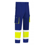 Pantalon Trabajo T66 Al.vis. Con Refuerzo  Alg.poli.estast.