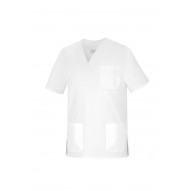 Camisa Trabajo M Polie/algo M/corta Bl Sanidad L6000 Vesin