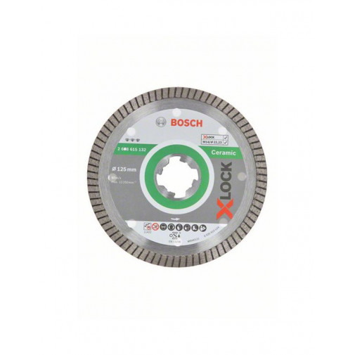 Disco Diamante Porcelanato Xlock 125x1,4 Mm