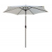 Parasol Aluminio Beige 2.5 M