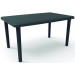 Mesa Rectangular Olot Gris Antracita 140 X 90 Cm