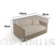 Funda Sofa 2 Plazas Vison 140 X 85 X H 70