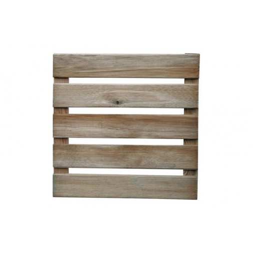 Loseta De Madera Pino Lara 40 X 40 Cm Espesor 24 Mm