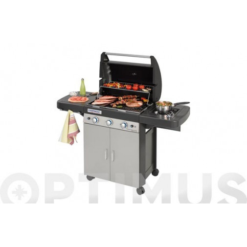 Barbacoa A Gas 3 Quemadores + Hornillo Classic Ls Plus 9.600
