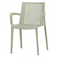 Silla Polipropileno Dallas Taupe