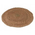 Alfombra Redonda Hoja De Totora 80 Cm