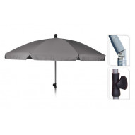Parasol Playa Ø 200 Cm Gris