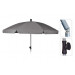 Parasol Playa Ø 200 Cm Gris