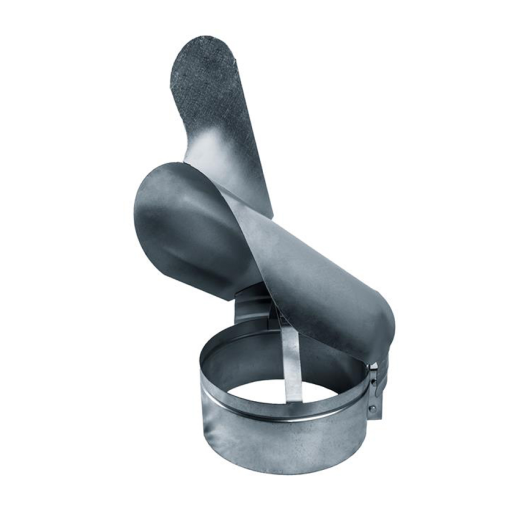 Sombrerete Giratorio Galvaniz 120 Mm