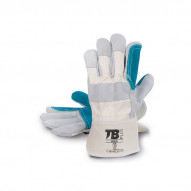 Guante Poliester Latex Amarillo T.7