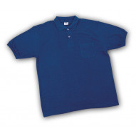 Polo C/bolsillo M/corta Gris L