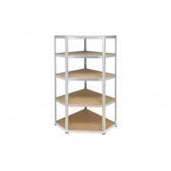 Estanteria Metal Galvanizado Rincon 5 Estantes Madera Sin To