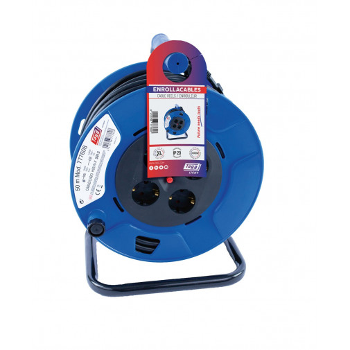 Enrollacable 3 X 1,5 4 Tomas 50 M