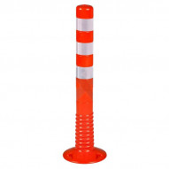 Hito SeÑalizacion Fijo Flexible Naranja 8cmx75cm
