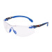 3M S1101SGA Gafas SOLUS 1101 montura negra/azul PC ocular incoloro recubrimiento SCOTCHGARD 1 gafa/bolsa 1 gafa/bolsa