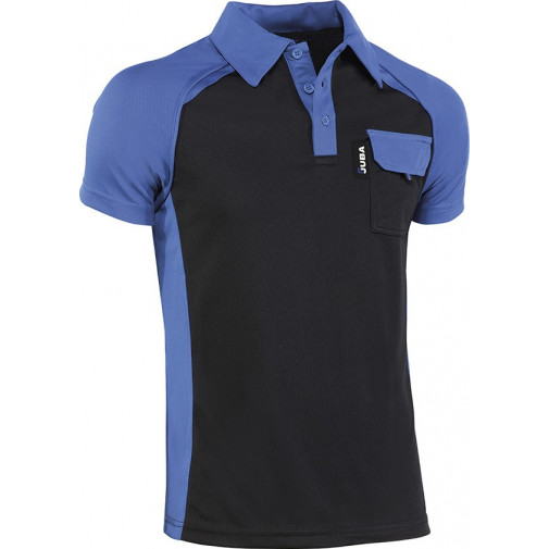 Polo M/corta C/bolsillo Ngr/azul Xxl