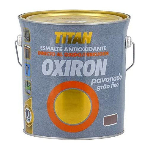 Esmalte Antioxidante Oxiron Pavonado 4 L Gris Acero