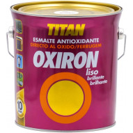 Esmalte Antioxidante Oxiron Liso Brillo 4 L Gris Medio