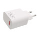 DCU TECNOLOGIC | Cargador USB Quick Charge 3.0 | Alimentador USB | Carga 4 Veces más rápida | Sin Cable | Blanco