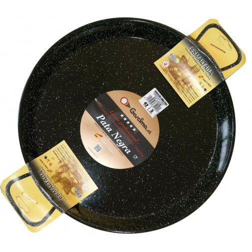 Paellera Esmaltada Pata Negra 38 Cm Induccion