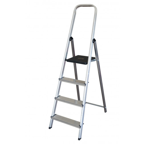 Escalera Aluminio Domestica 4 PeldaÑos