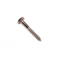 Tornillo Rosca Lima Din 571 Hexagonal Cincado 6 X 80
