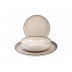 Vajilla 12 Pz Porcelana Pearl Beige