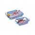 Bandeja Vidrio Horno Pyrex Set 2 Uds 35 X 23 Cm / 27 X 17 Cm