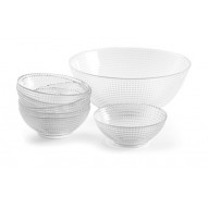 Ensaladera Cristal + 6 Bols Set 7 Pzas Generation