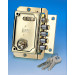 Fac seguridad s-90p - Cerradura sobreponer derecha dorado