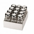 Salero Inox Cristal 10x4 Cm 0,075l