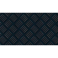 Pavimento Checker Caucho Negro 3mm 1,2x10 M