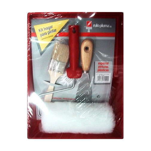 Cubeta Pintor Pint.plas 4 Pz Rodillo+paletina+espatula Rulo