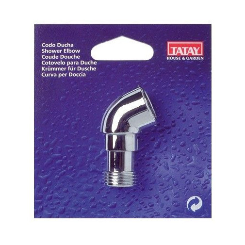 Codo Baño Mango Ducha Cr Tatay