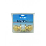 Pomo Bola Puerta Entrada Laton Pul -