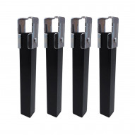 Patas Somier Cuadrada Sin Ruedas (juego 4 Piezas) 250x35x35