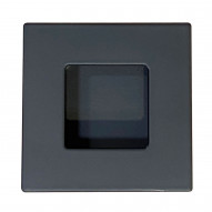 Tirador Mueble Cuadrado 50x50 Mm Negro